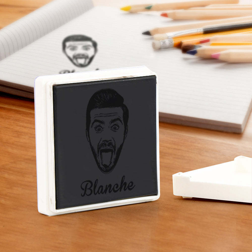 Custom Portrait Stamps Personalized Funny Pet Stamp Gift for Him and Her - Myphotowallet