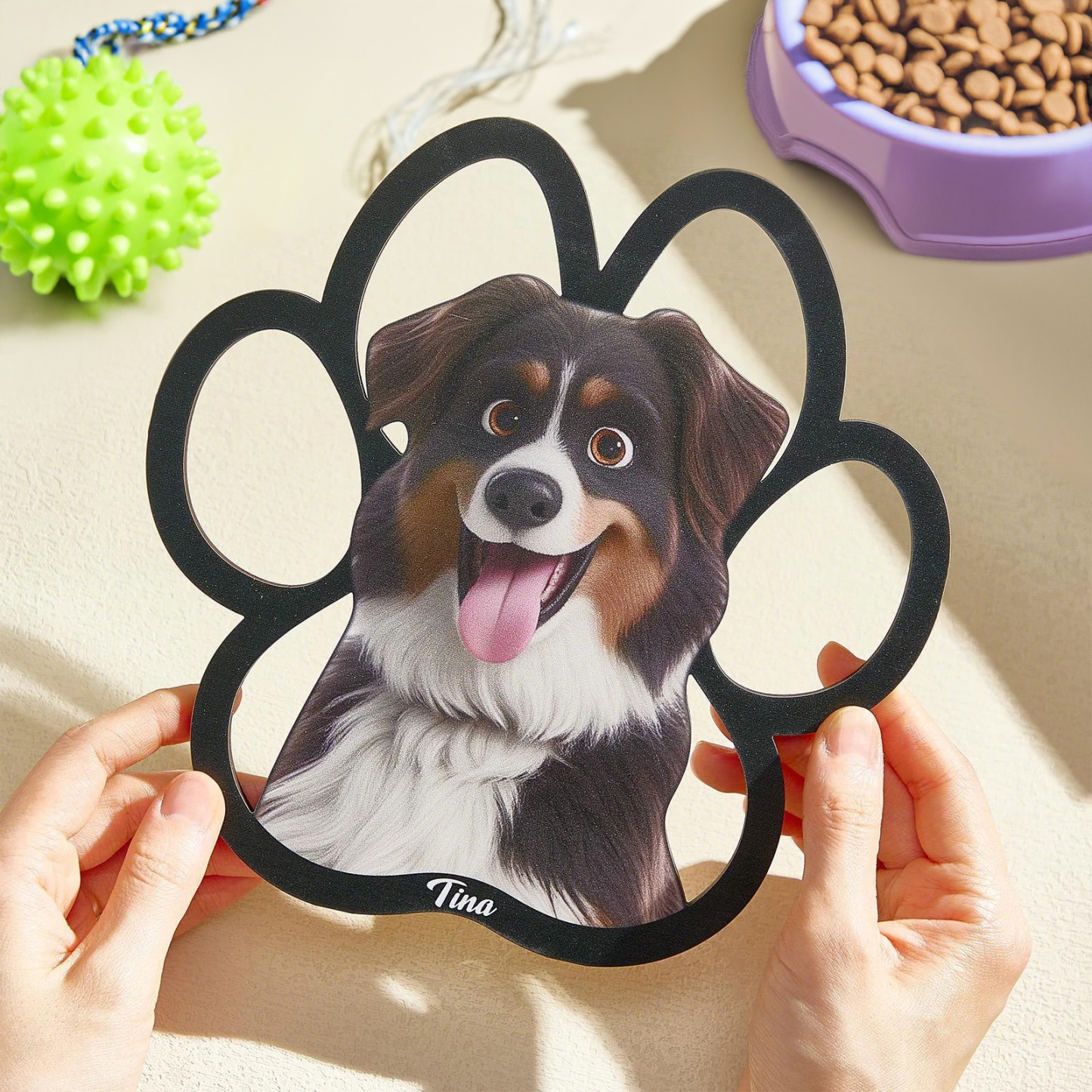 Personalized Cartoon Photo Paw Photo Frame Cute Gift For Pet Lovers