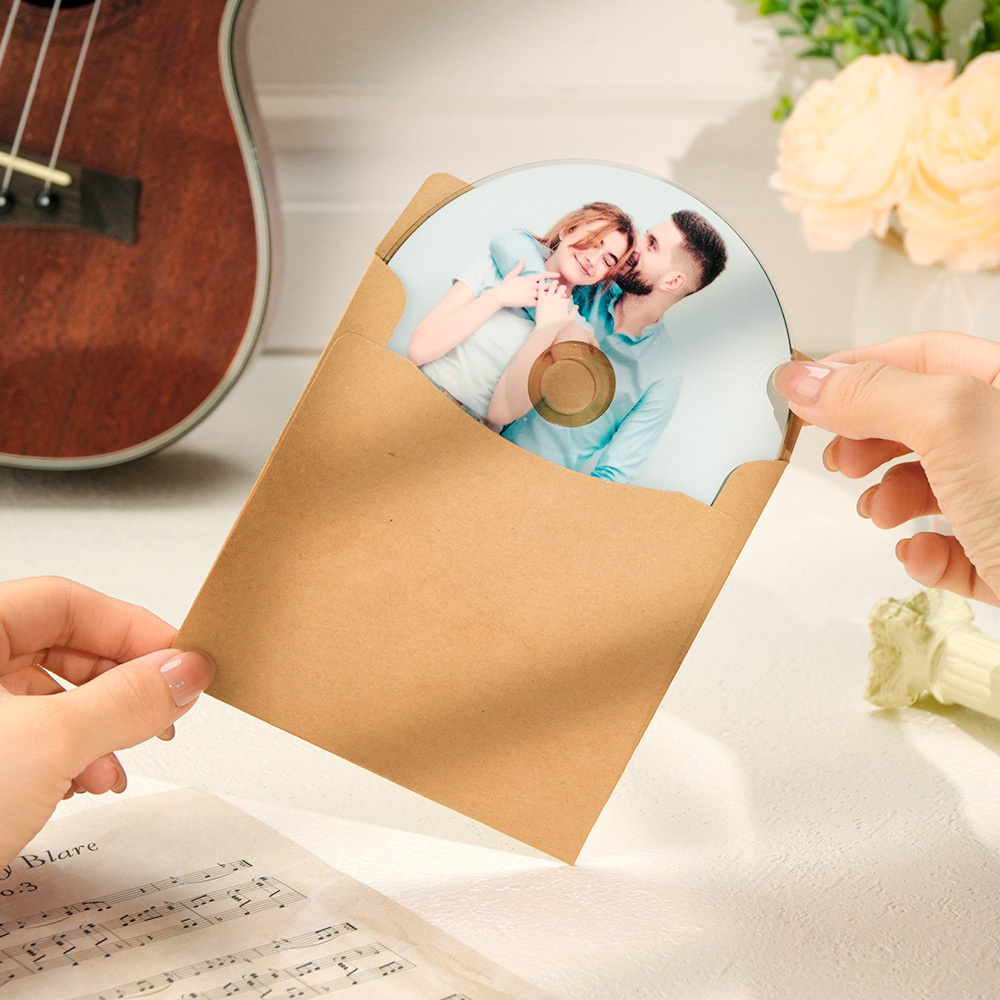 Custom CD Mixtape Photo CD Music Gift With Custom 5/10/16 Songs Gift For Music Lovers No CD Case