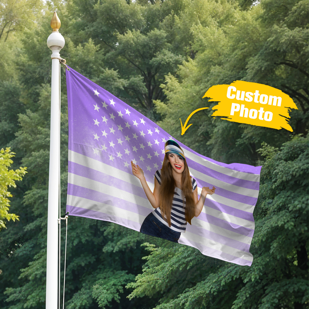 Custom Logo and Text Garden Flag Garden Flag Personalized Your Photo Flag, American Flag Style