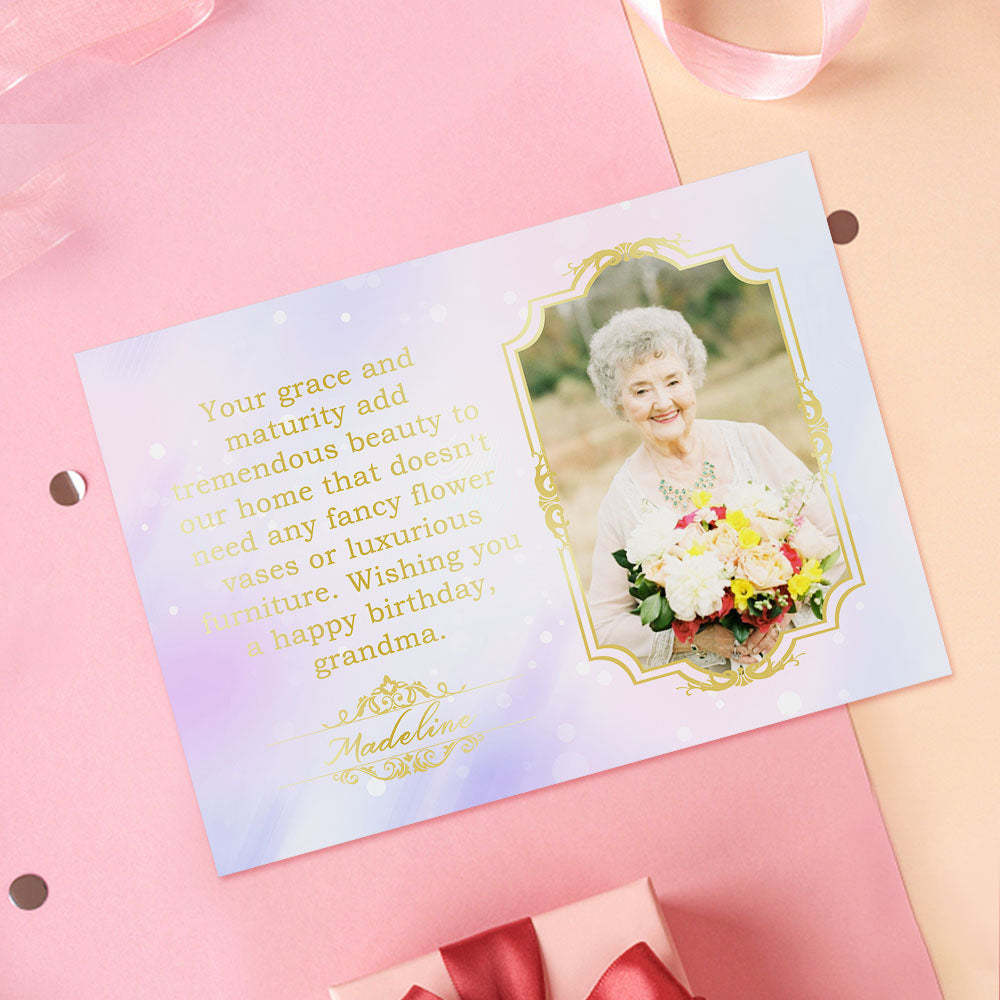 Custom Crochet Doll from Photo Handmade Look alike Dolls with Personalized Name Card Birthday Gifts for Grandma - Myphotowallet