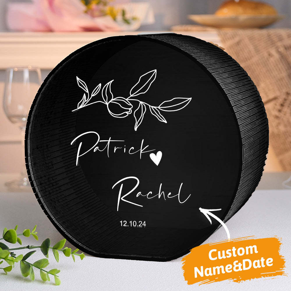 Personalized Wedding Card Box Wedding Memory Box Wedding Gift for Couple -   - myphotowallet