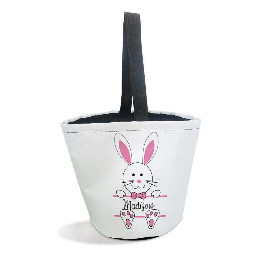 Personalized Easter Basket Custom Name Easter Bunny Basket Gifts for Kids