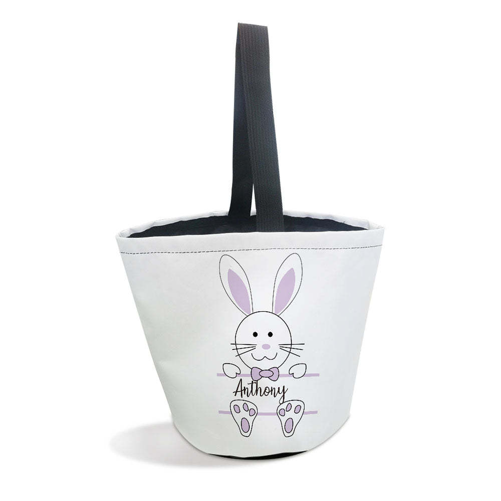 Personalized Easter Basket Custom Name Easter Bunny Basket Gifts for Kids