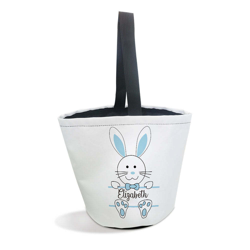 Personalized Easter Basket Custom Name Easter Bunny Basket Gifts for Kids