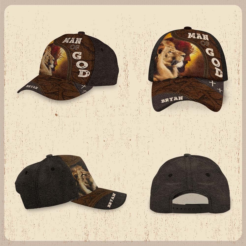 Man Of God | Personalized Name Classic Cap