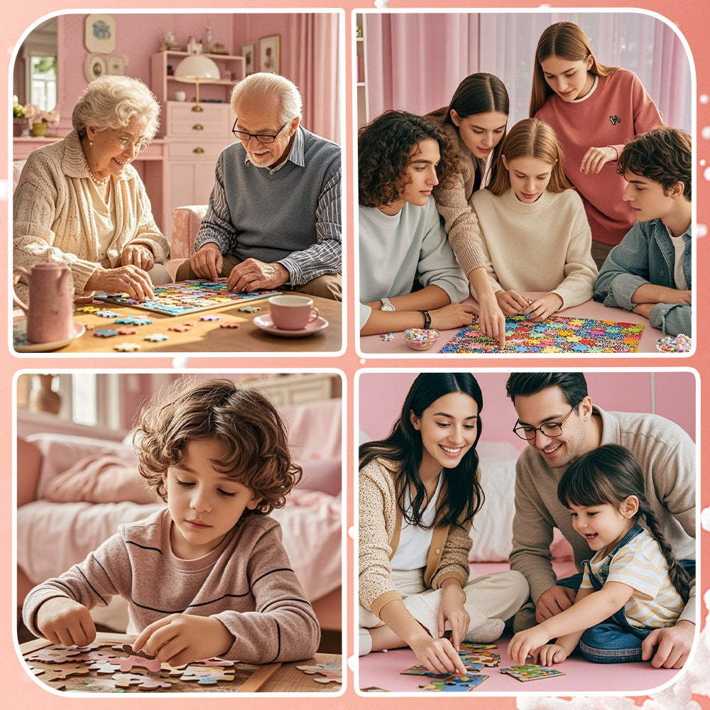 Custom Advent Calendar Christmas Jigsaw Puzzle Christmas Countdown Puzzle Toy Gift for Kids - 