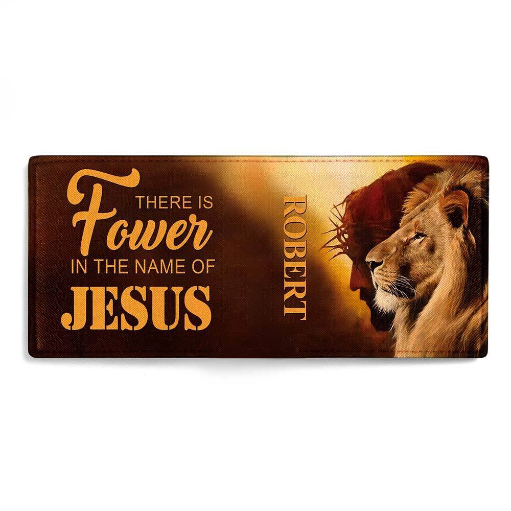 Name Of Jesus | Personalized Folded Wallet For Men