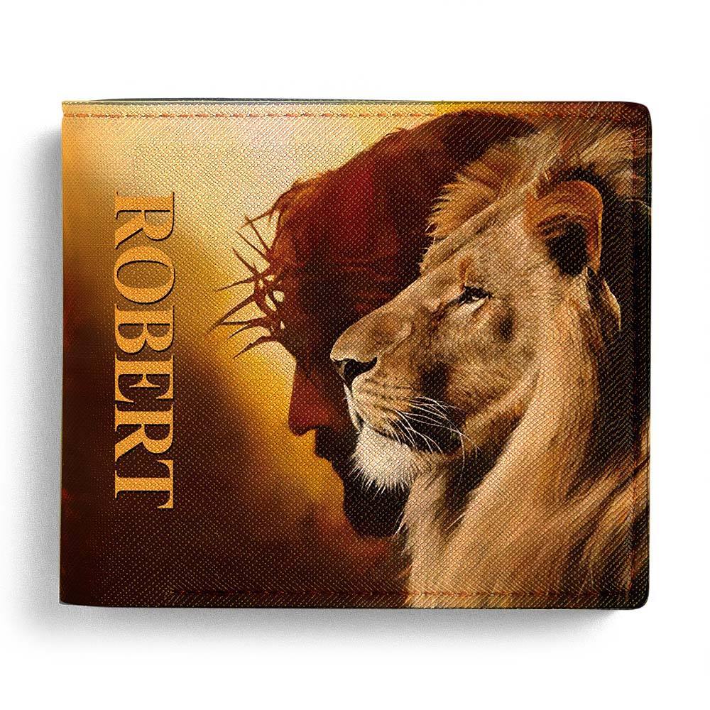 Name Of Jesus | Personalized Folded Wallet For Men