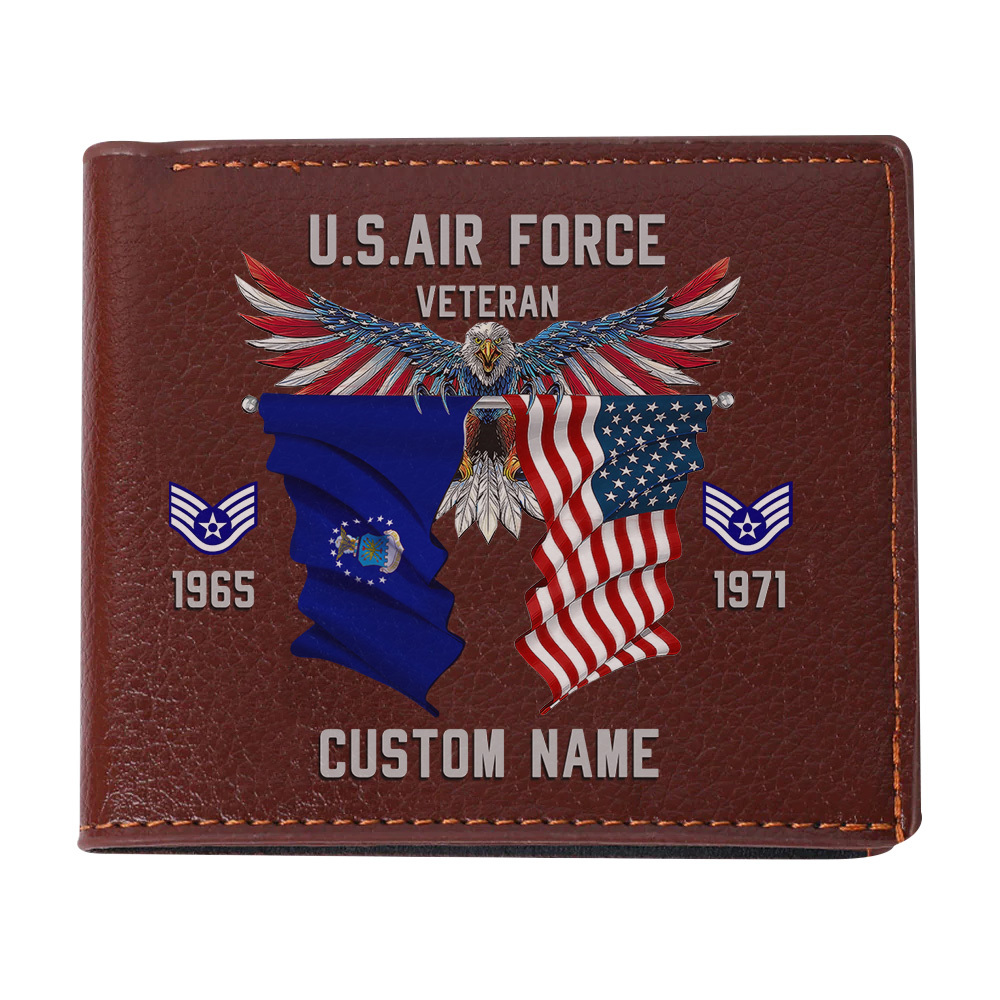U.S. Air Force Custom Men's Wallet for Veteran