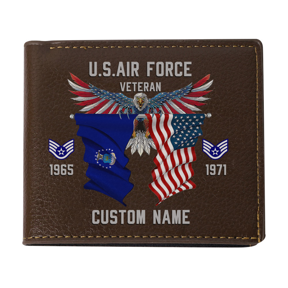 U.S. Air Force Custom Men's Wallet for Veteran