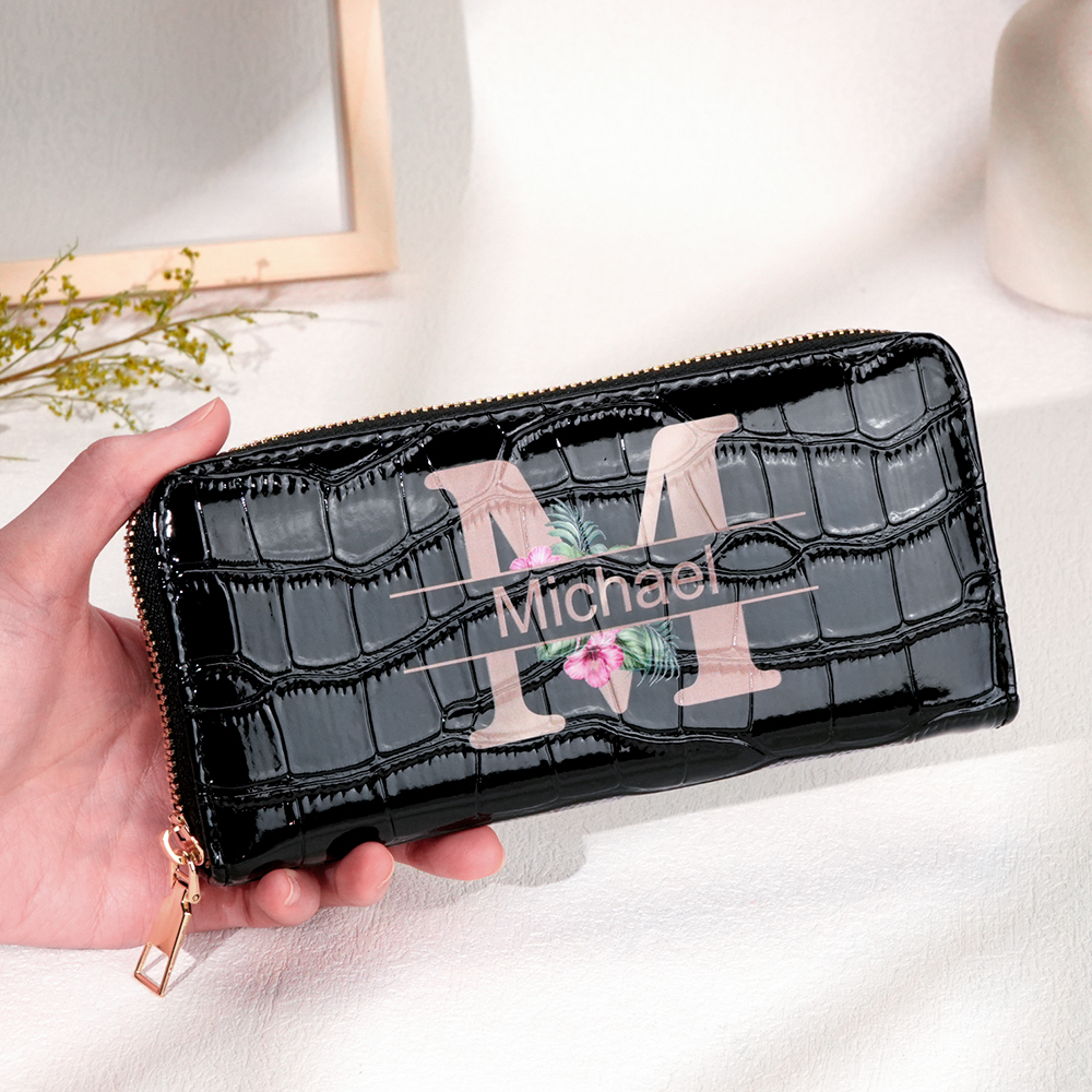 Custom Signature Long Wallet,Personalized Signature Design Long Wallet,Custom Signature Long Wallet,Personalized Long Wallet With Signature,Custom Signature Long Wallet