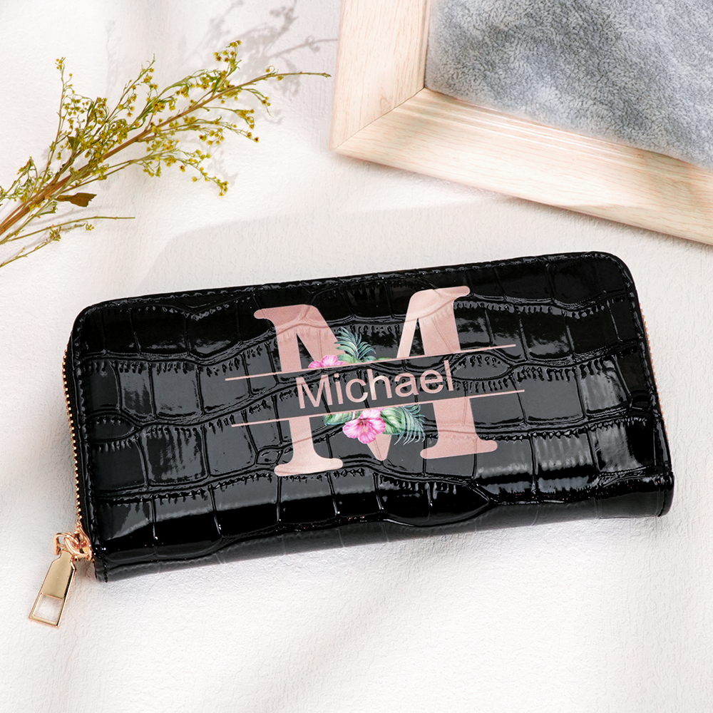 Custom Signature Long Wallet,Personalized Signature Design Long Wallet,Custom Signature Long Wallet,Personalized Long Wallet With Signature,Custom Signature Long Wallet