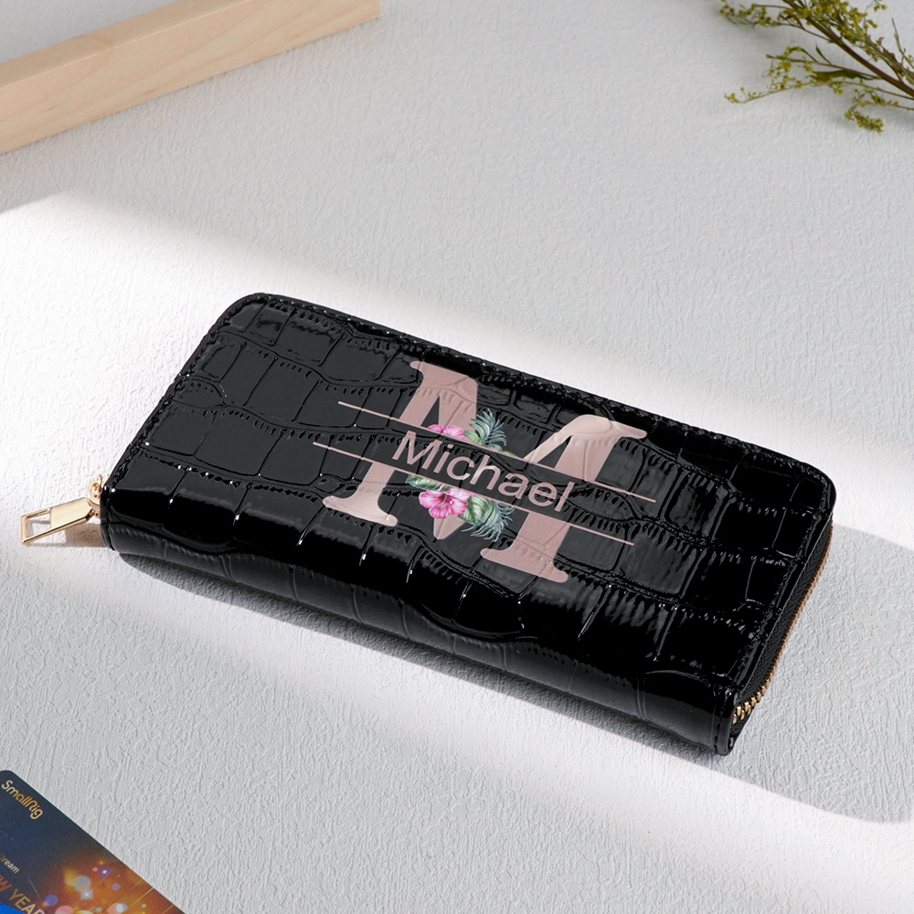 Custom Signature Long Wallet,Personalized Signature Design Long Wallet,Custom Signature Long Wallet,Personalized Long Wallet With Signature,Custom Signature Long Wallet