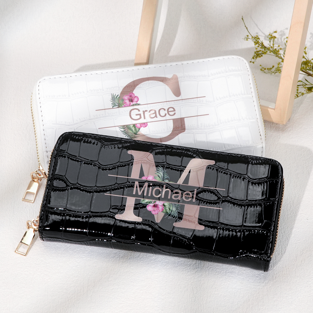 Custom Signature Long Wallet Personalized Signature Design Long Wallet Custom Signature Long Wallet Personalized Long Wallet With Signature,Custom Signature Long Wallet