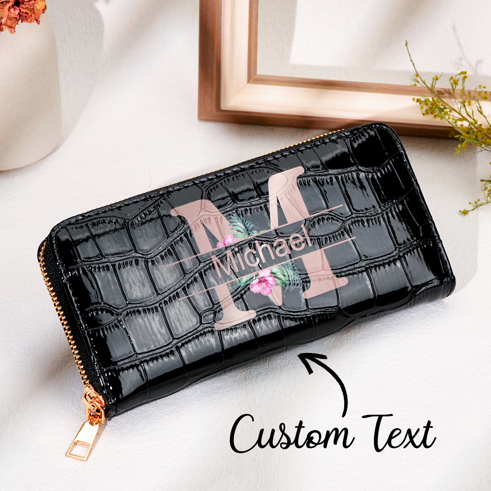 Custom Signature Long Wallet,Personalized Signature Design Long Wallet,Custom Signature Long Wallet,Personalized Long Wallet With Signature,Custom Signature Long Wallet