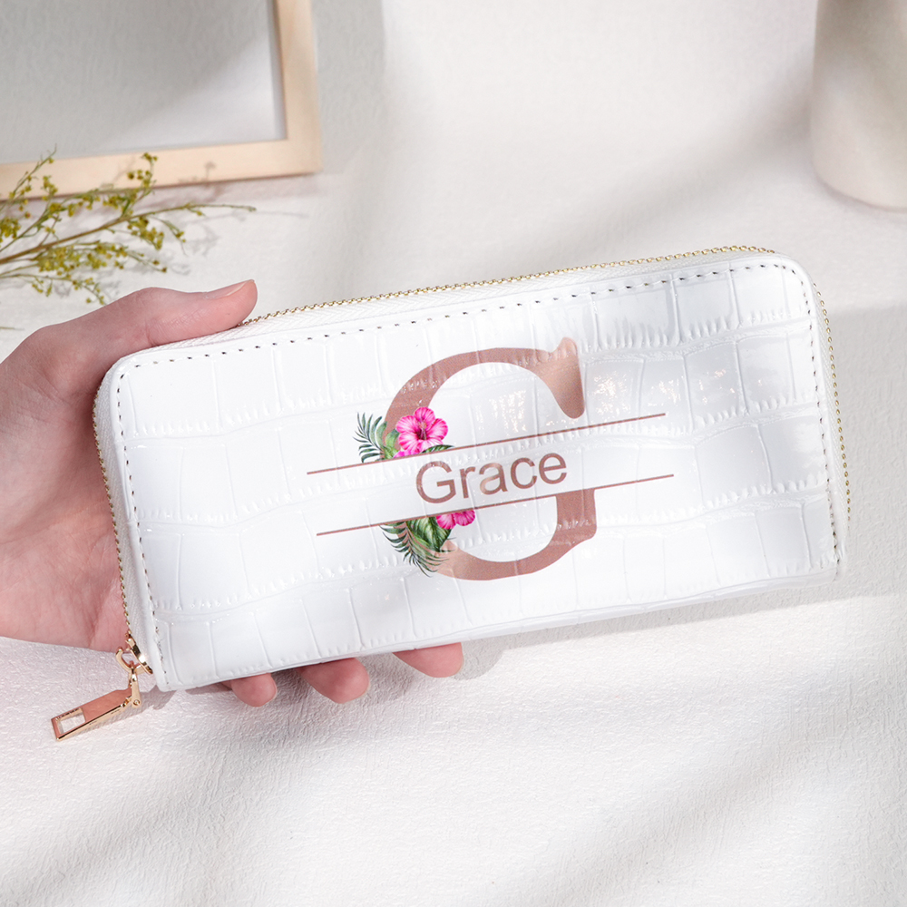 Custom Signature Long Wallet Personalized Signature Design Long Wallet Custom Signature Long Wallet Personalized Long Wallet With Signature,Custom Signature Long Wallet