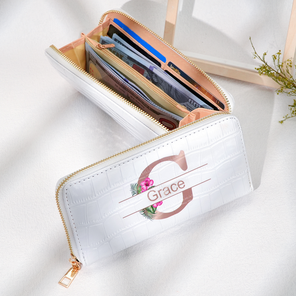 Custom Signature Long Wallet,Personalized Signature Design Long Wallet,Custom Signature Long Wallet,Personalized Long Wallet With Signature,Custom Signature Long Wallet