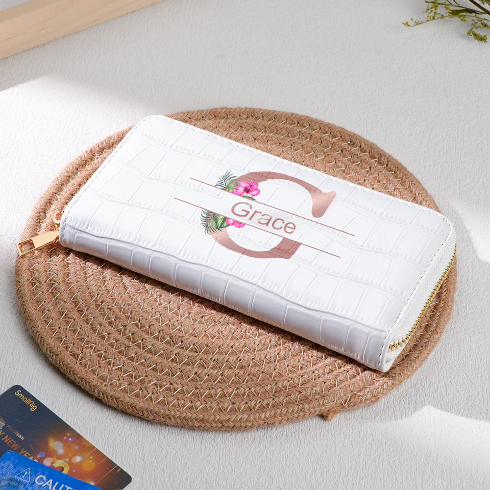 Custom Signature Long Wallet,Personalized Signature Design Long Wallet,Custom Signature Long Wallet,Personalized Long Wallet With Signature,Custom Signature Long Wallet