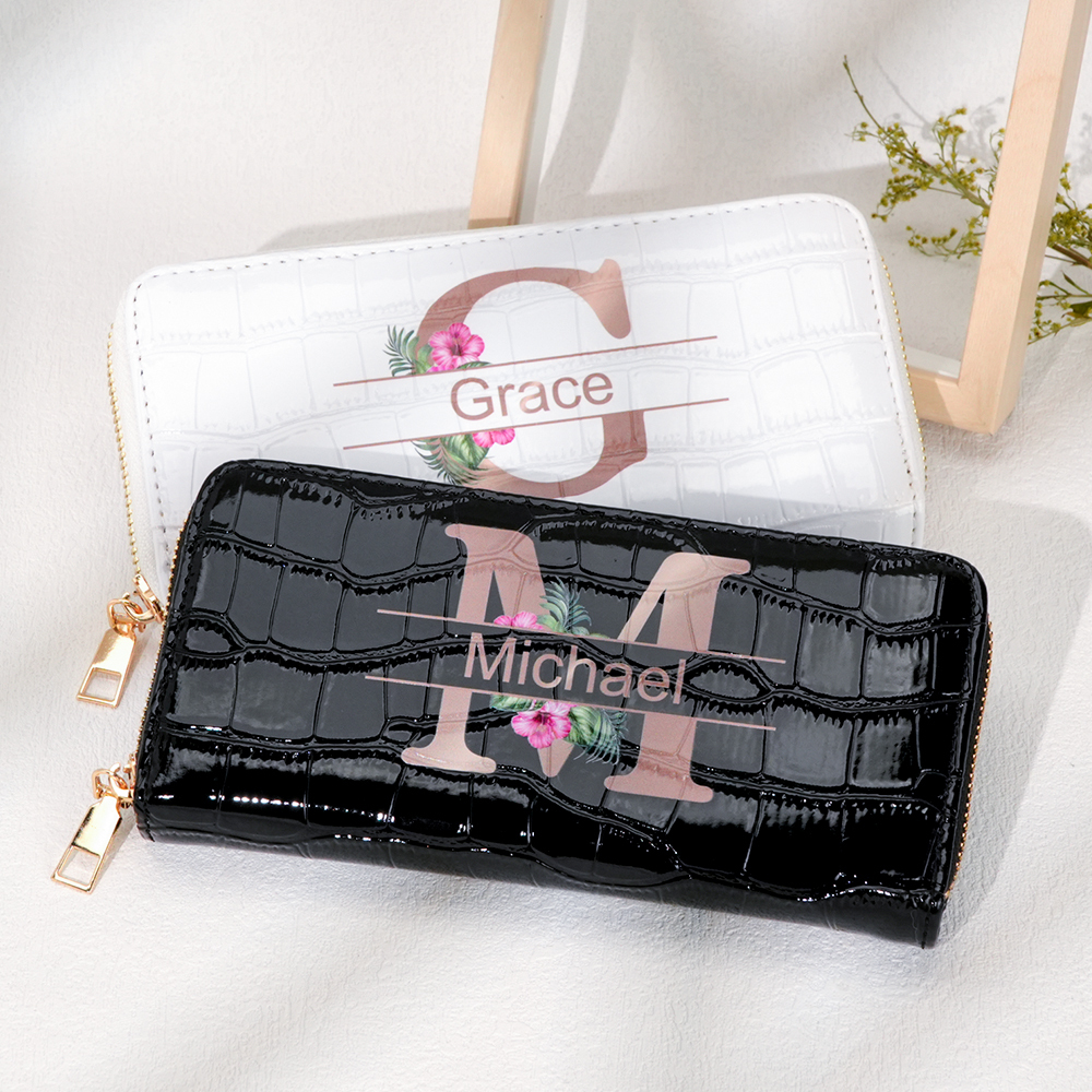 Custom Signature Long Wallet,Personalized Signature Design Long Wallet,Custom Signature Long Wallet,Personalized Long Wallet With Signature,Custom Signature Long Wallet