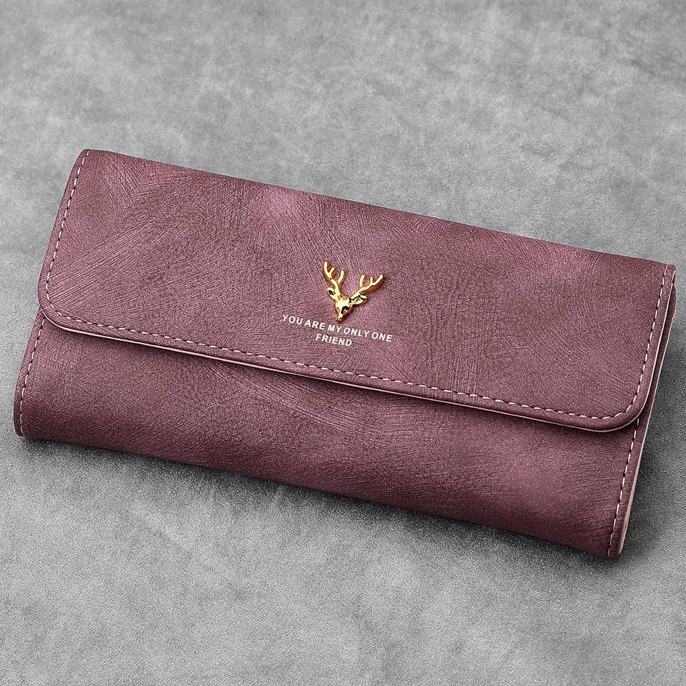 Women's Custom Photo Engraved Wallet Red Christmas Gifts