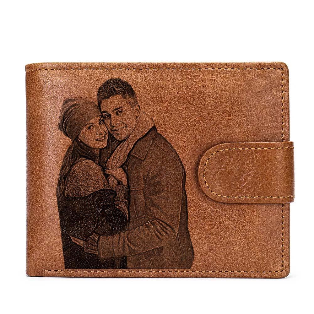 Men's Casual Retro Large Capacity Leather Wallets - myphotowallet