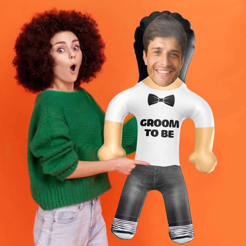 Personalized Groom to Be Blow Up Dolls Custom Funny Inflatable Doll for Wedding Gift - GiftLab