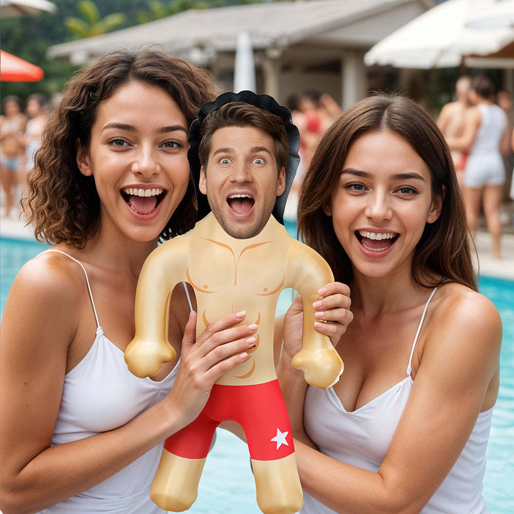 Custom Blow Up Dolls Funny Pool Inflatable Minime Balloon Custom Face Air Minime for Party Favors - GiftLab