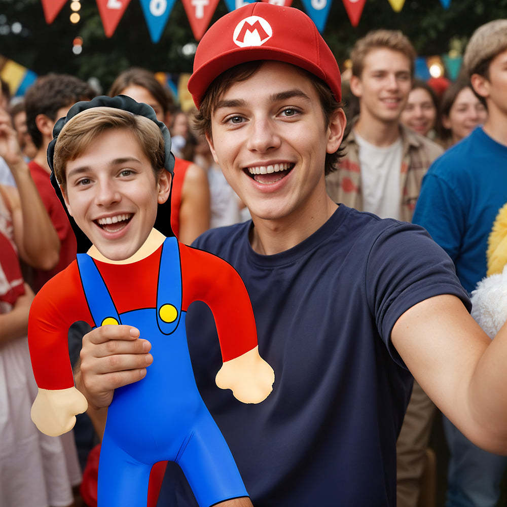 Custom Inflatable Minime Balloon With Face Personalized Blow Up Dolls for Super Him/Kids - GiftLab