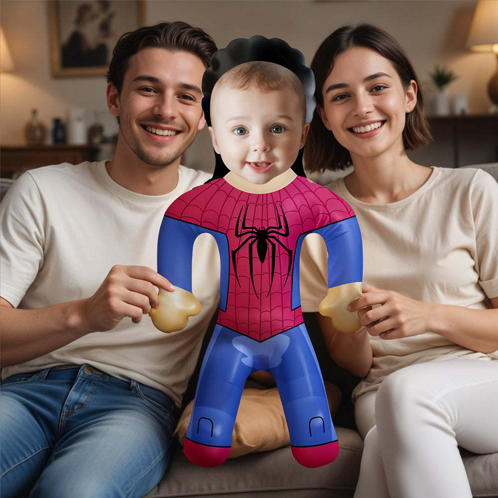 Personalized Superhero Blow Up Dolls Inflatable Minime Balloon Gifts for Him/Kids - GiftLab