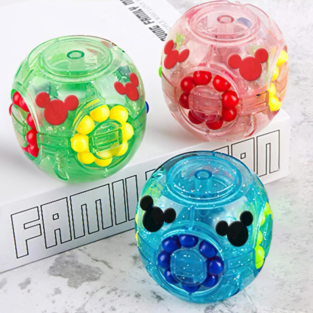 Transparent Back To School Magic Beans Rotating Cube Finger Game Develop Brain For Kid 商品缩略图