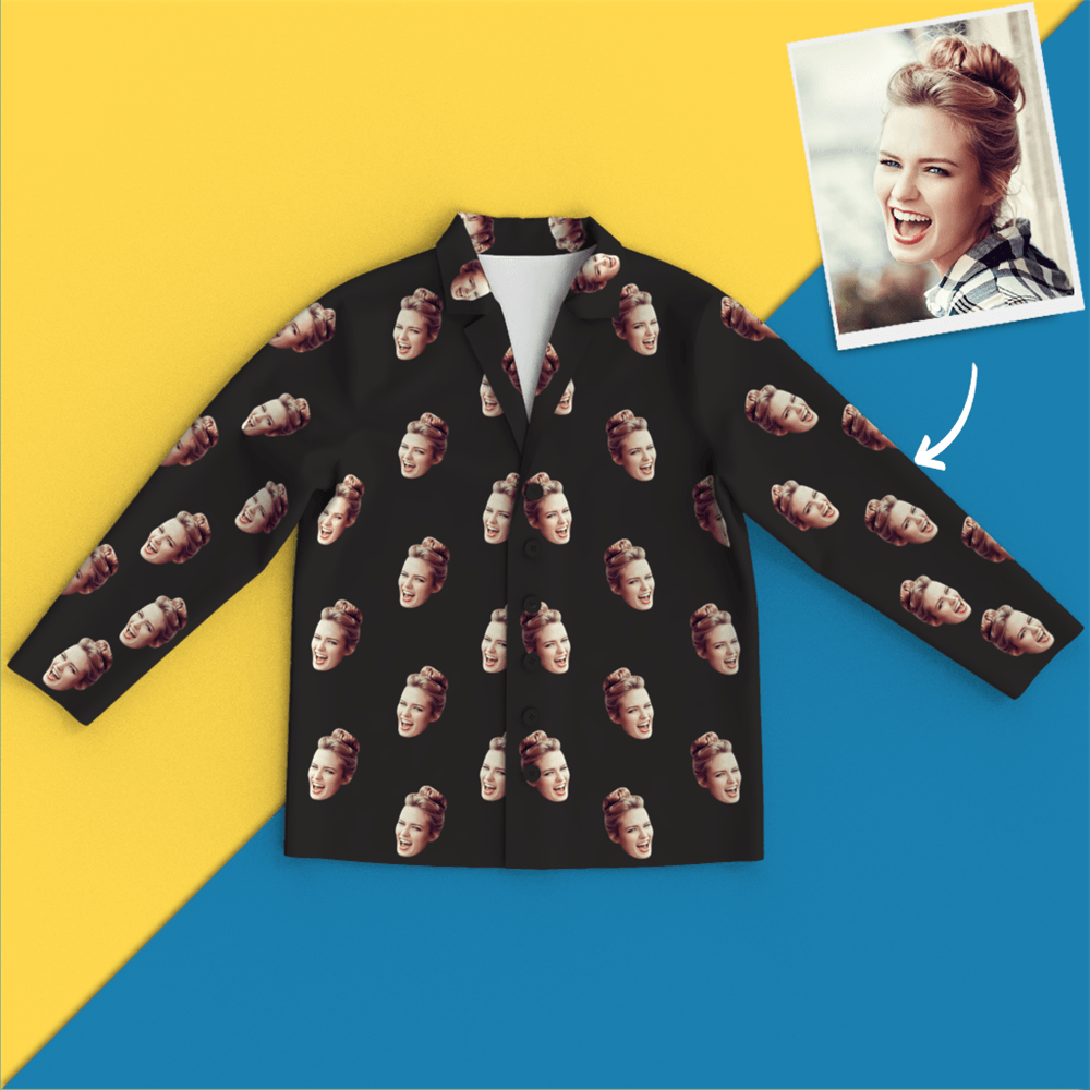 Custom Face Colorful Pajamas - 