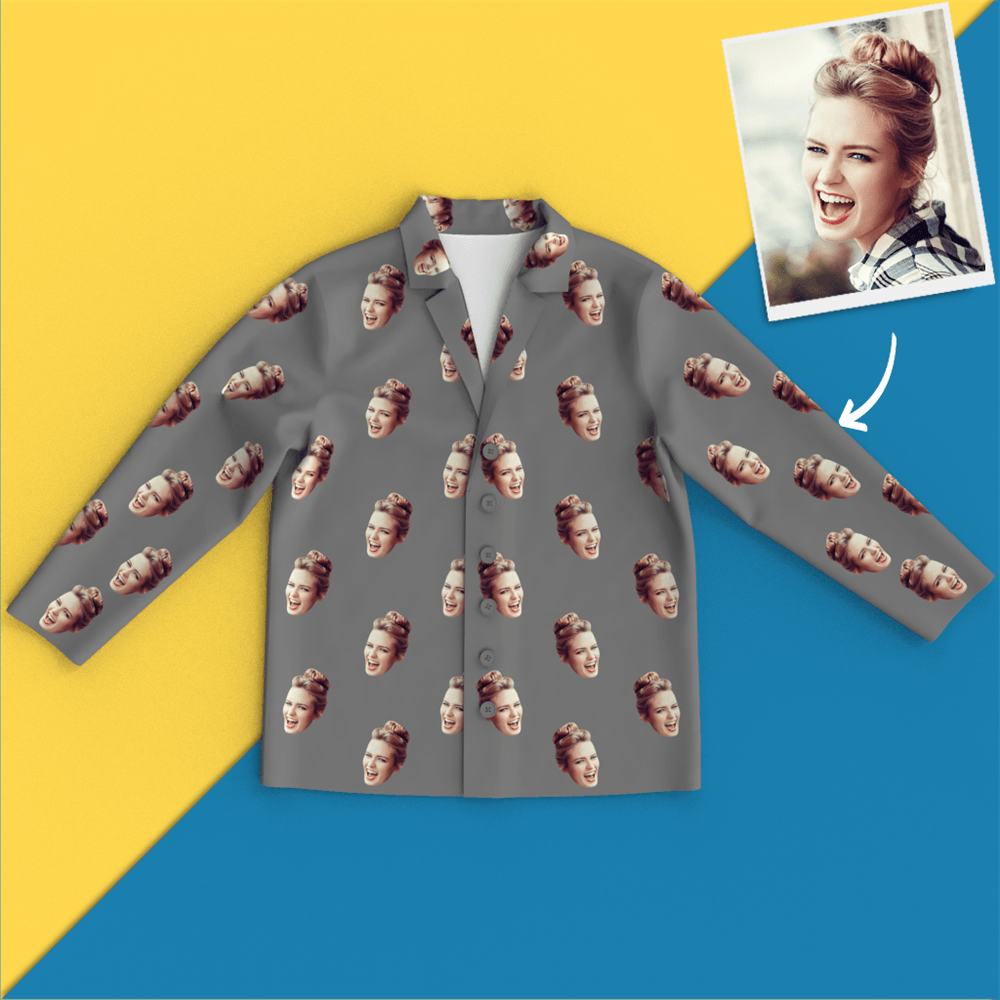 Custom Face Colorful Pajamas - 