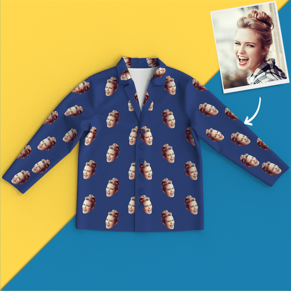 Custom Face Colorful Pajamas - 