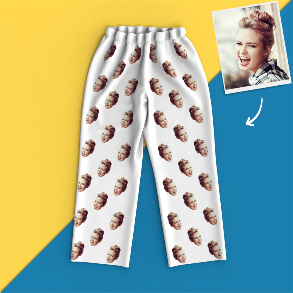 Custom Face Colorful Pajamas - 