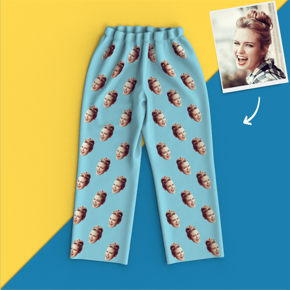 Custom Face Colorful Pajamas - 
