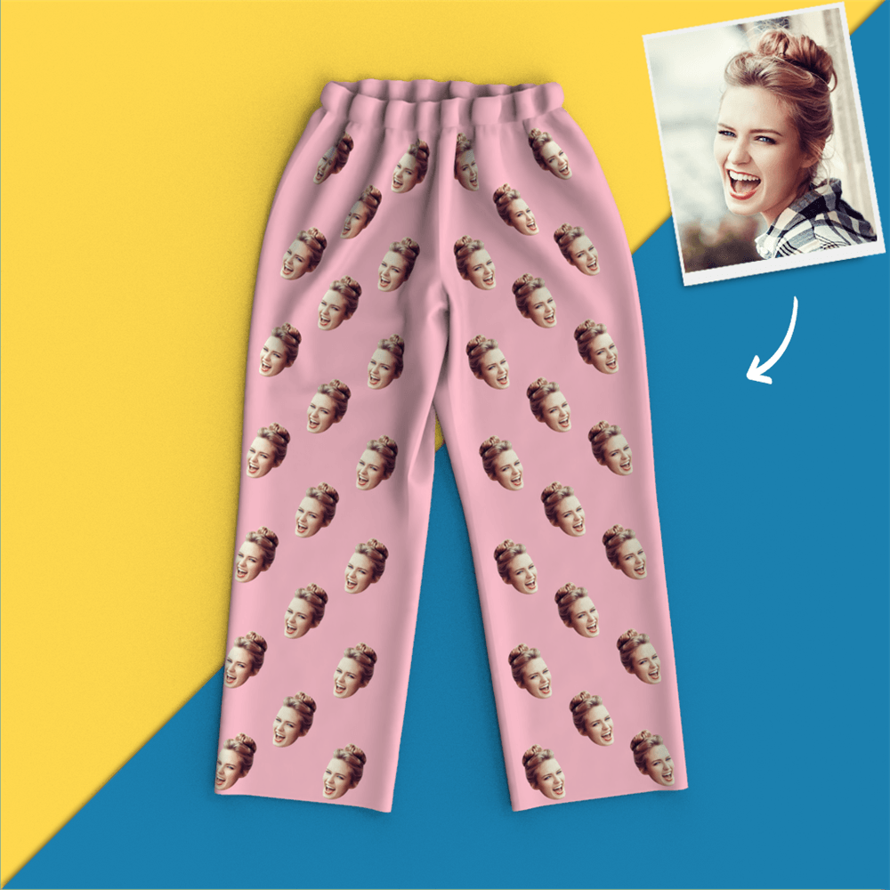 Custom Face Colorful Pajamas - 