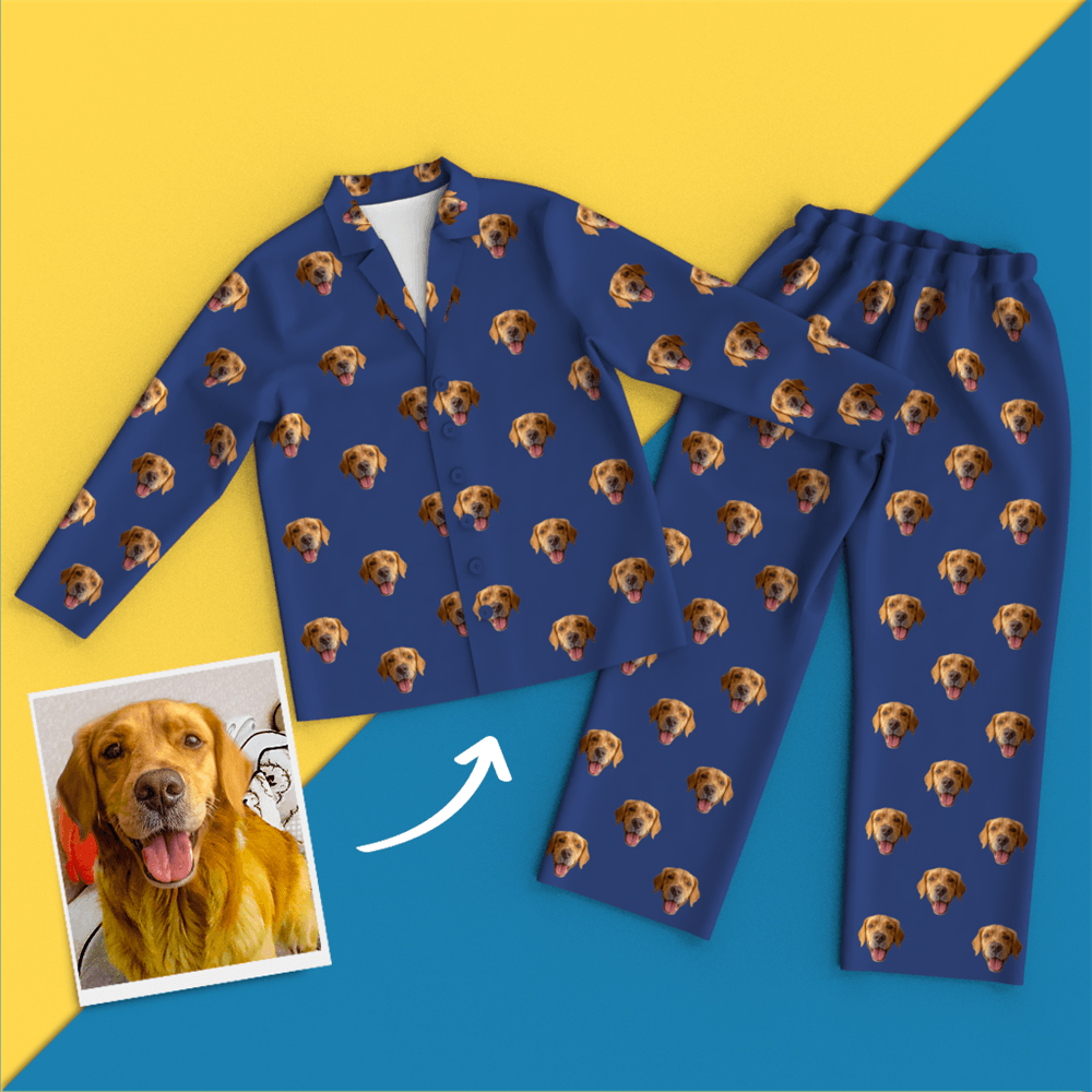 Custom Face Pajamas - Dog - 