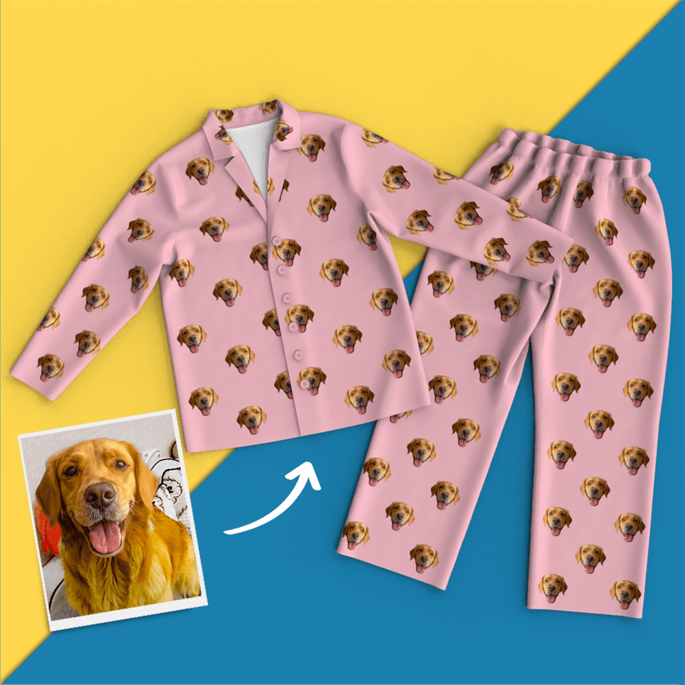 Custom Face Pajamas - Dog - 