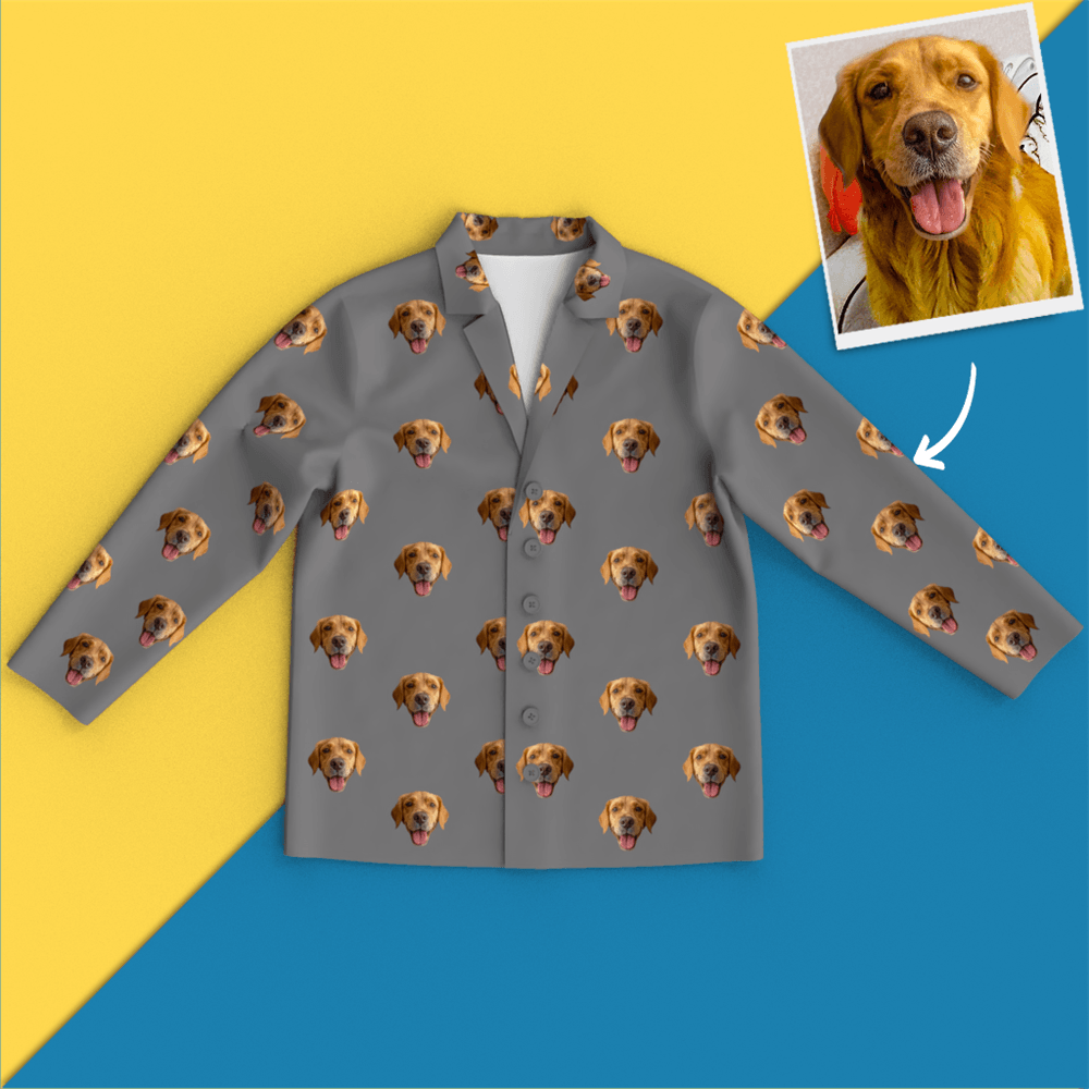 Custom Face Pajamas - Dog - 
