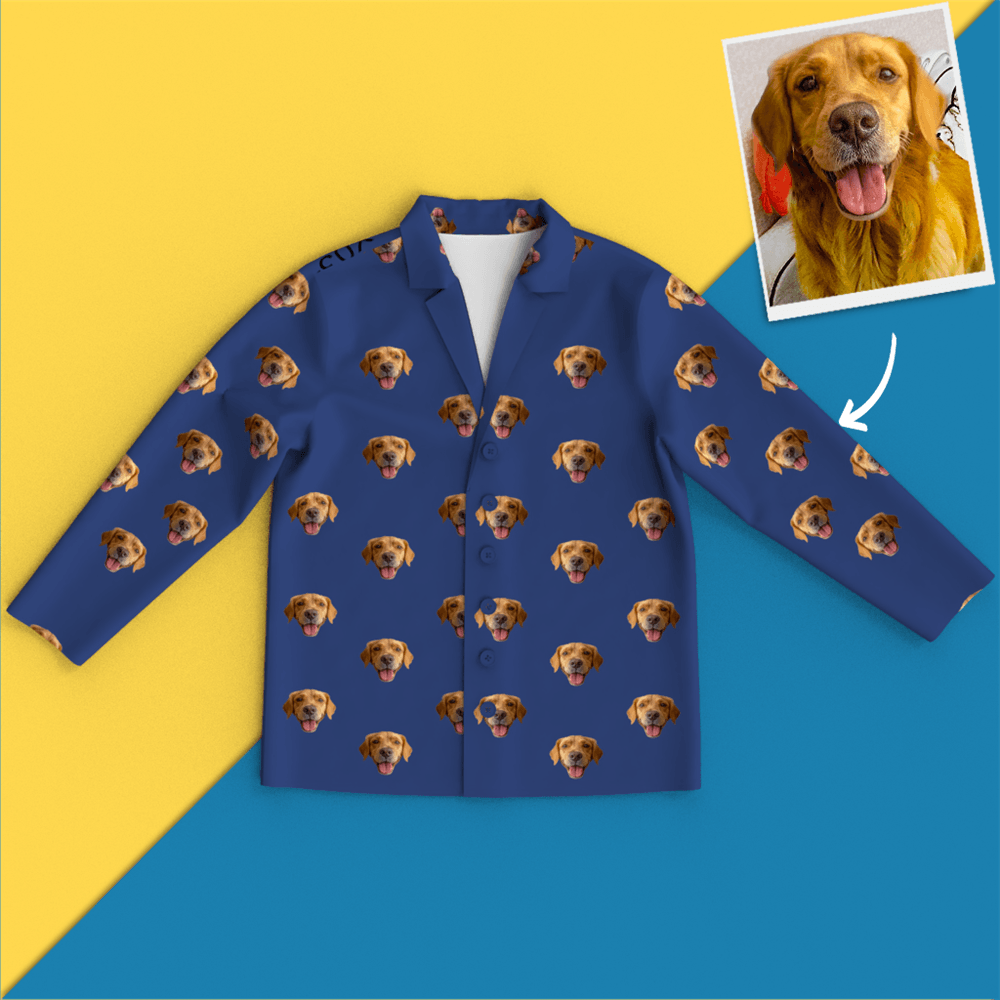 Custom Face Pajamas - Dog - 