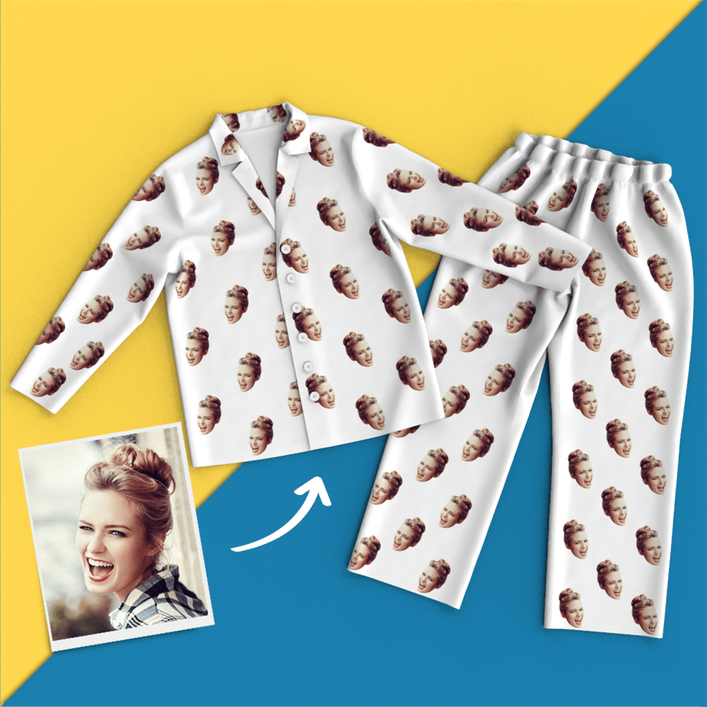 Custom Face Colorful Pajamas - 