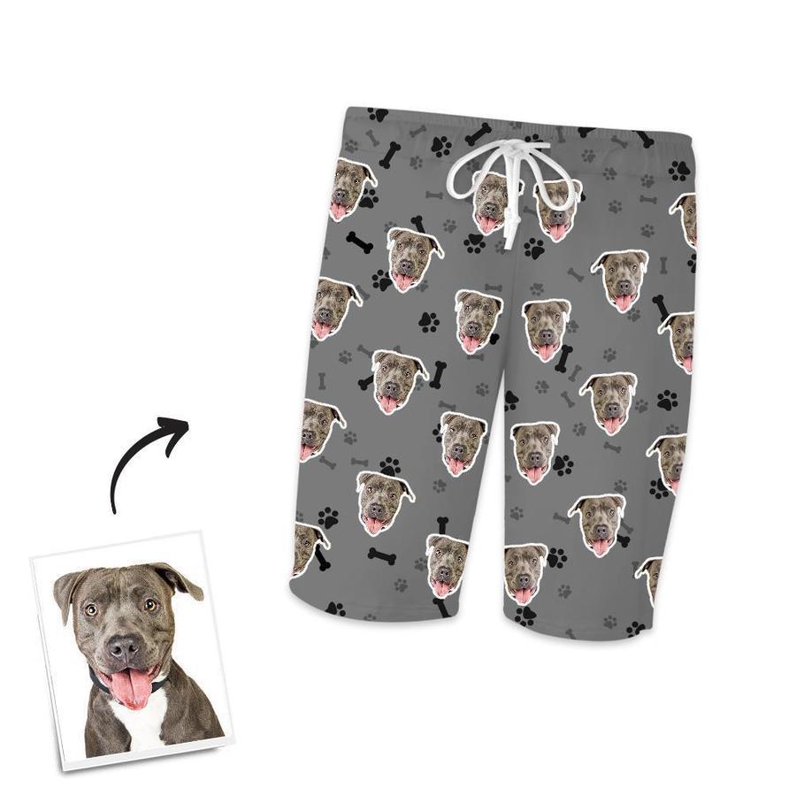 Customized Photo Short Sleeved Pajamas Home pajamas-Bone - 