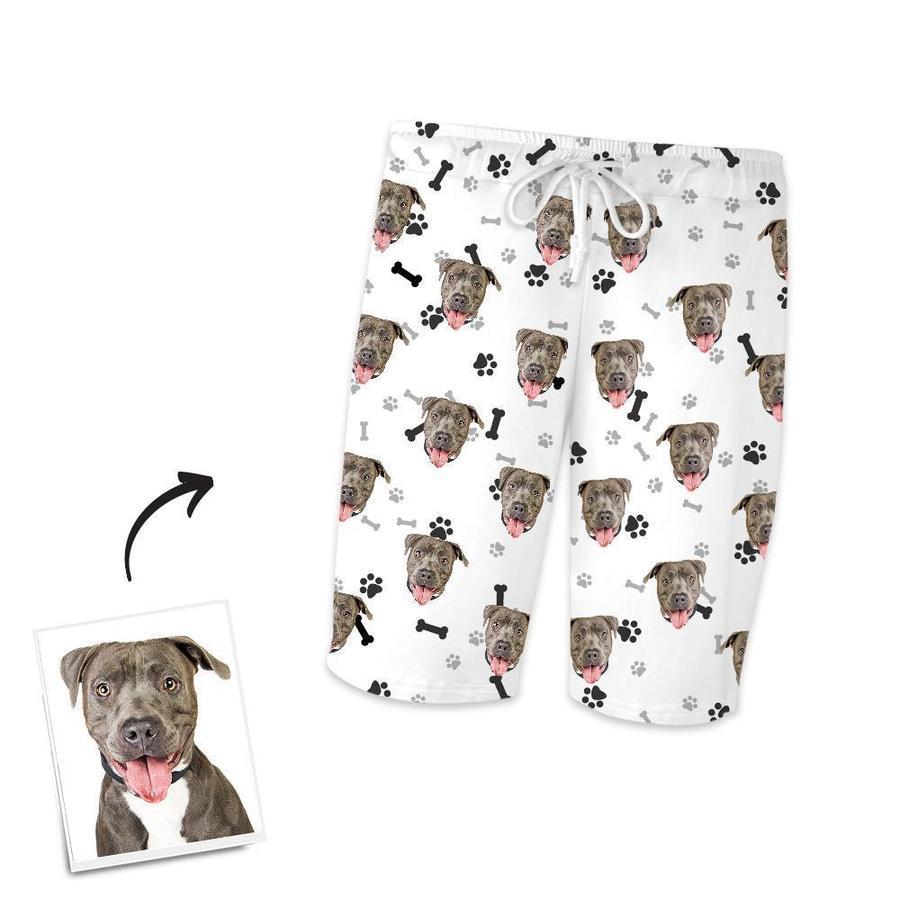 Customized Photo Short Sleeved Pajamas Home pajamas-Bone - 