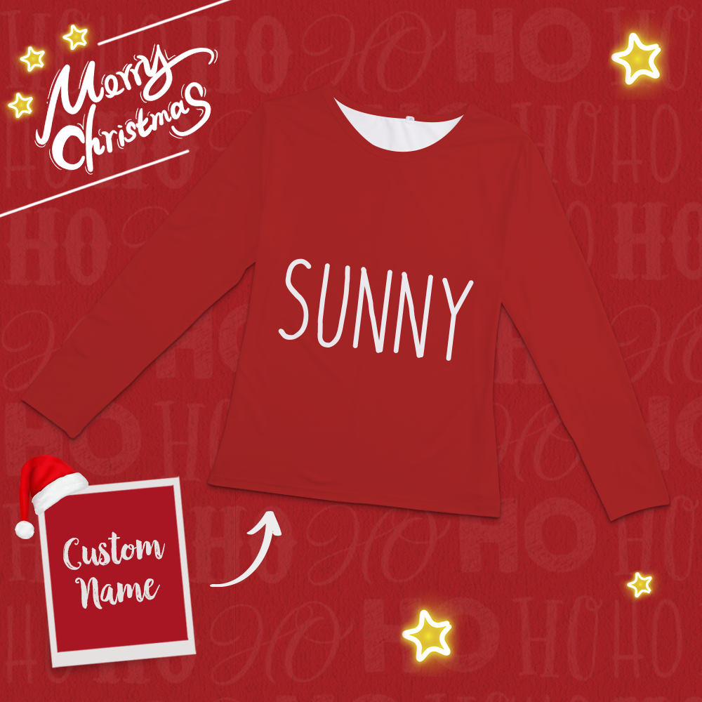 Custom Merry Christmas Pajamas Classic Red And Green Set - 