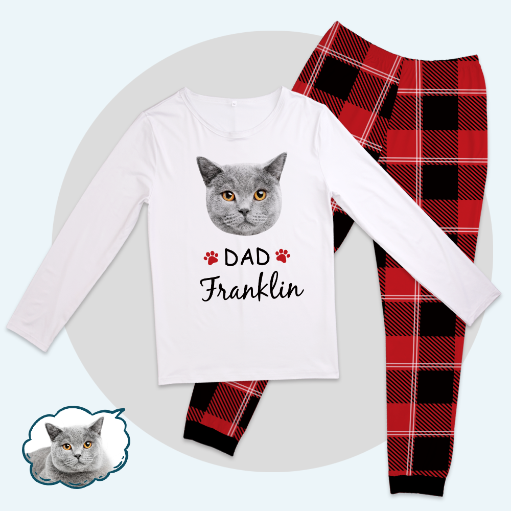Custom Family Pajamas Classic Red Tartan Pants - 