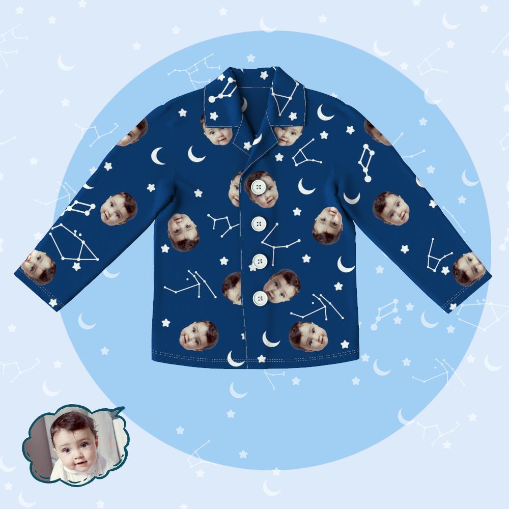 Custom Photo Family Pajama Tops/Pants Starry Sky Pajama - 