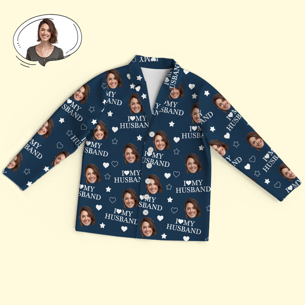 Custom Photo Every Day,I Love You More - Couple Personalized Custom Pajamas - Christmas Gift For Husband Wife,Anniversary - 