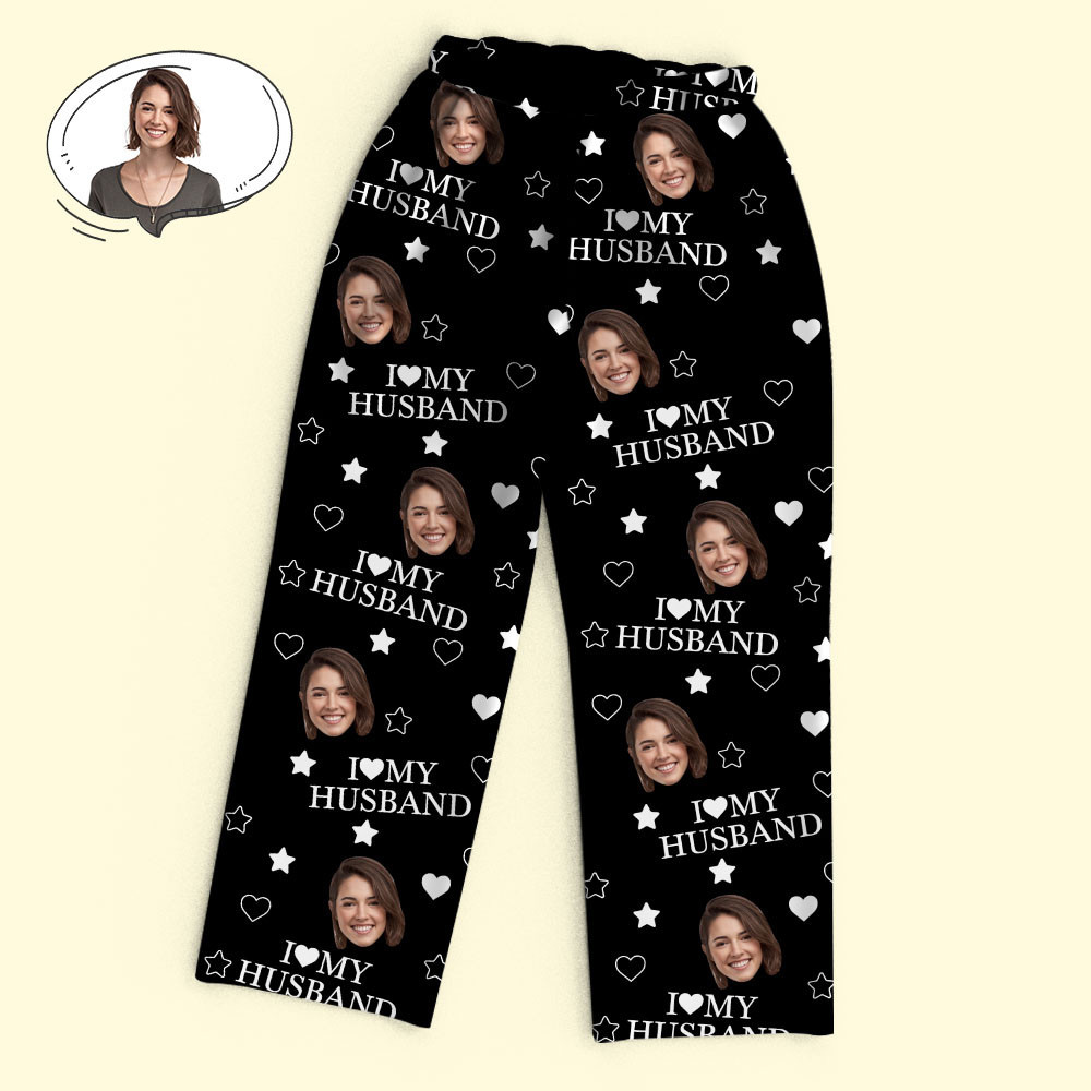 Custom Photo Every Day,I Love You More - Couple Personalized Custom Pajamas - Christmas Gift For Husband Wife,Anniversary - 