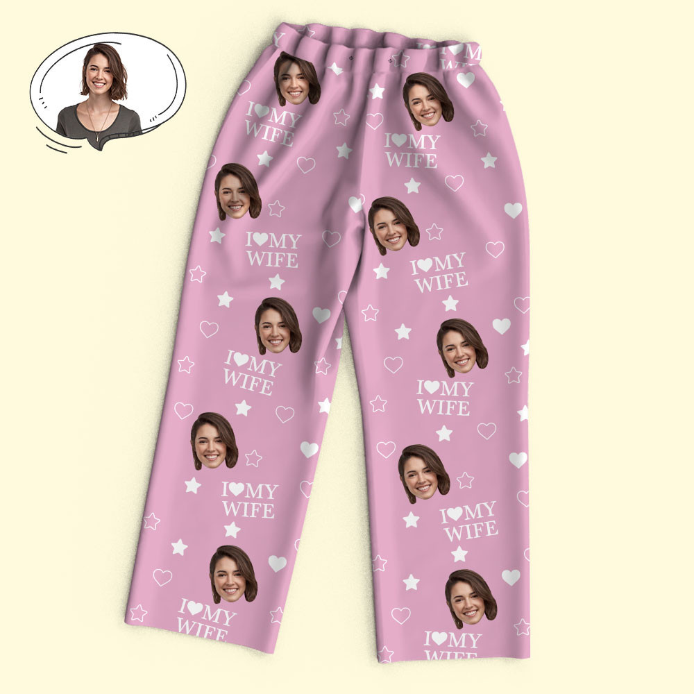 Custom Photo Every Day,I Love You More - Couple Personalized Custom Pajamas - Christmas Gift For Husband Wife,Anniversary - 